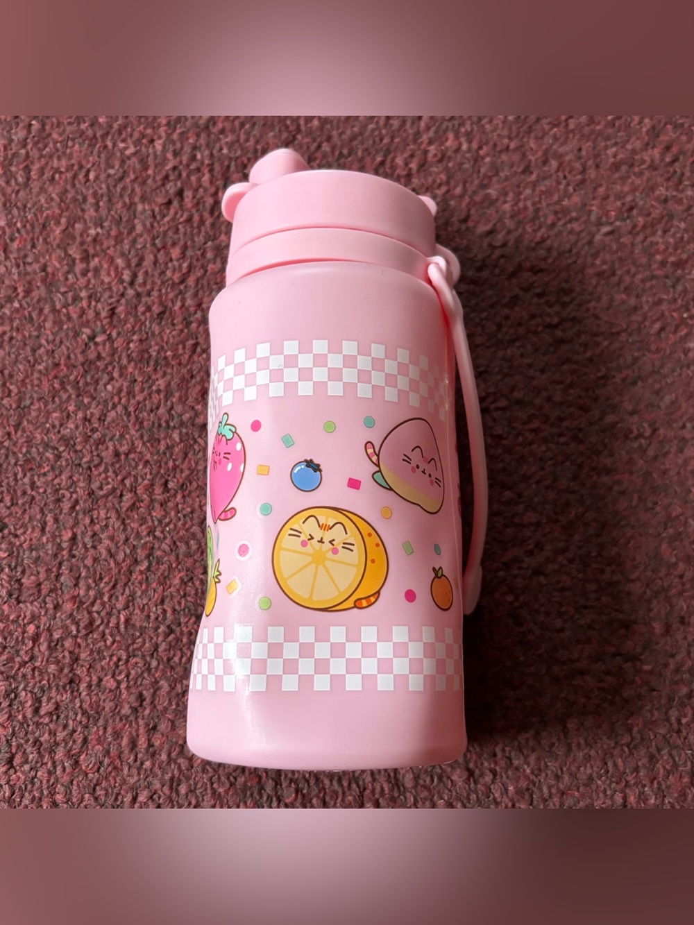 Pusheen Box Exclusive Fruit Collapsable Water Bottle